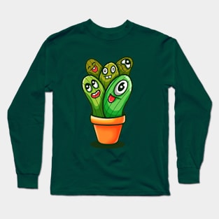 Cactus doodle Long Sleeve T-Shirt